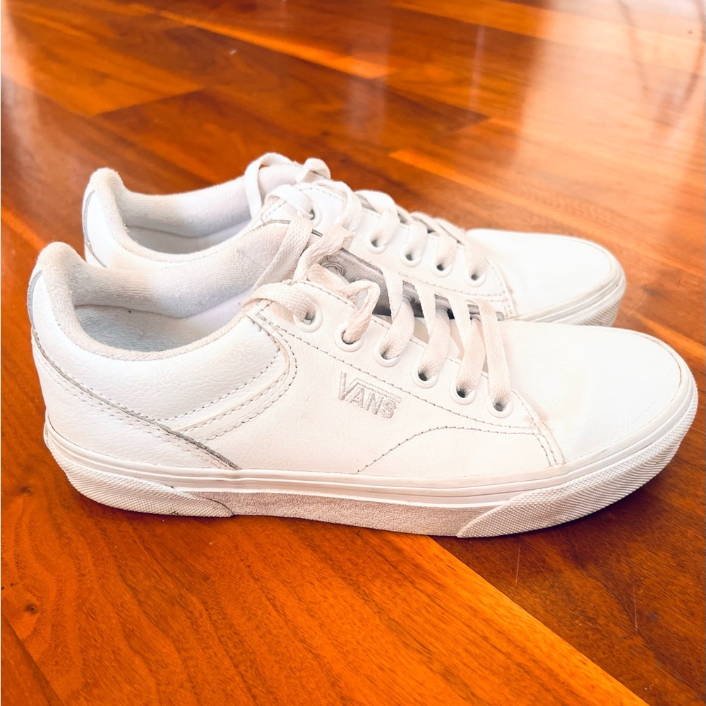 Vans All-White Low-Top Sneakers
